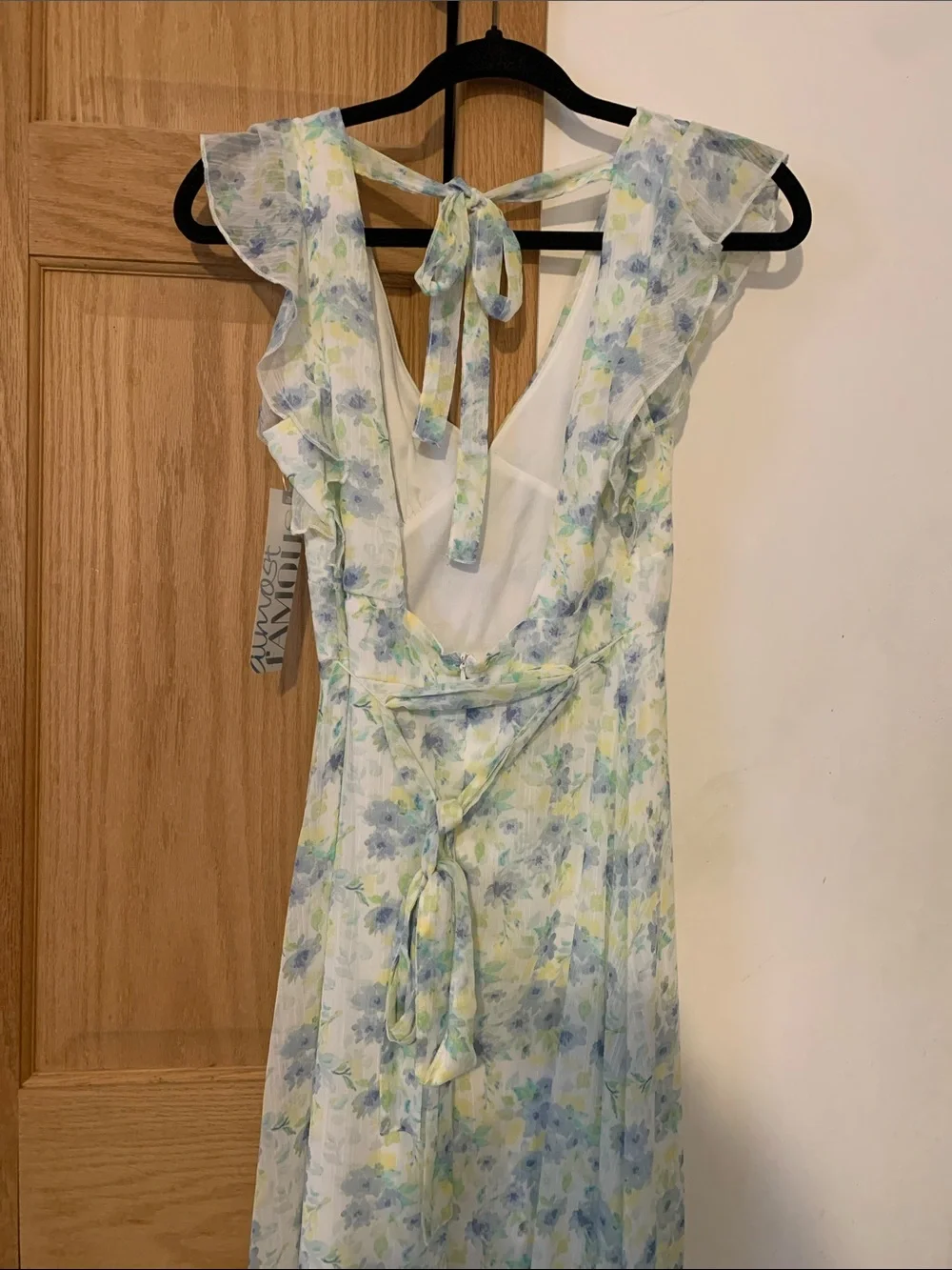 Ruffle Floral Maxi Dress - Picture 4 of 6